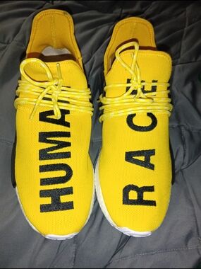 adidas x Pharrell Williams: NMD (Hu) Size 12 "ETG" Yellow (Rarest)🔥 Size 12
